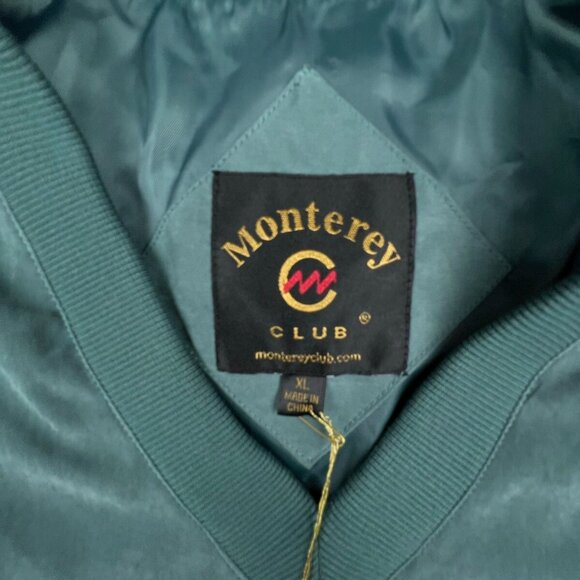 NWT Monterey Club Pullover Windbreaker Jacket Mens XL Green HURSTBOURNE GOLF KY - Picture 6 of 12